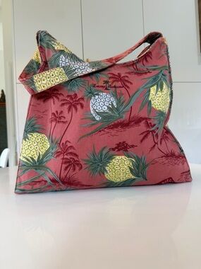 Tommy Bahama cotton structured shoulder bag